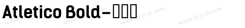 Atletico Bold字体转换